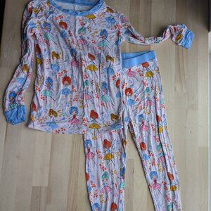 Little Sleepies Pajamas 2 Piece Long Sleeve Set - 4T Prima Ballerina